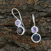 Rebeca Multicolor Toi Et Moi Earrings with Gemstones